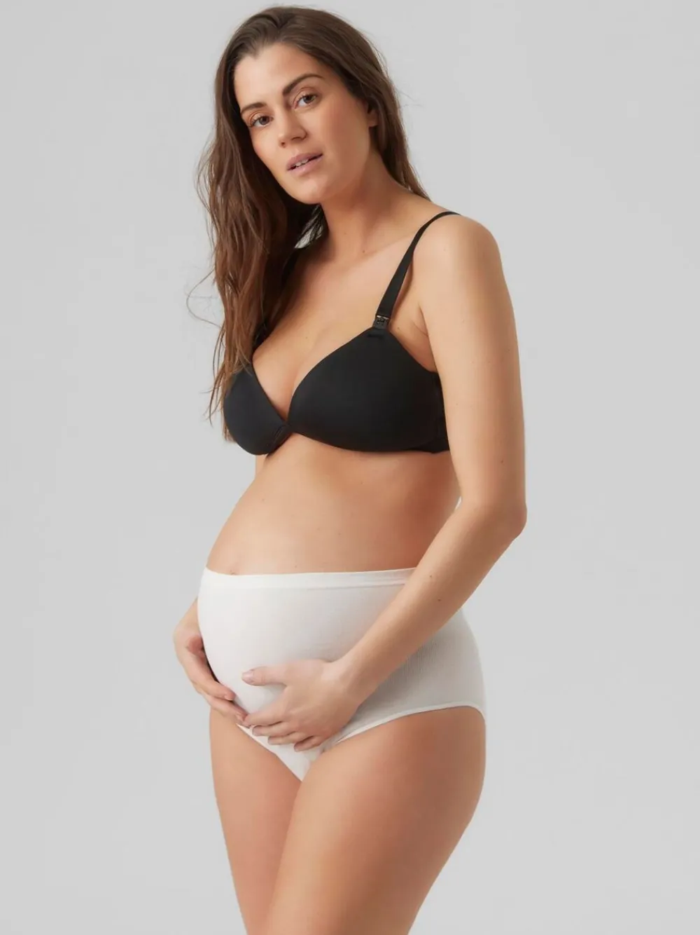 Maternity High Waist Control Briefs 2 Pack Knickers*Mamalicious Sale