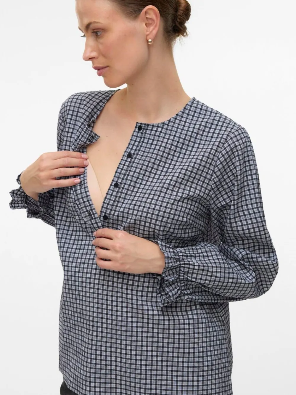 Nursing Check Top*Mamalicious Sale