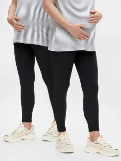set van 2 zwangerschapsleggings*Mamalicious Discount