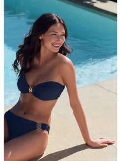 - glinsterende bandeau bikinitop met textuur*B by Ted Baker Hot