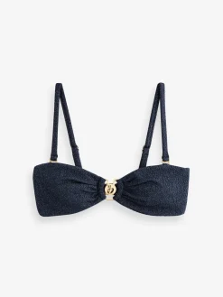 - glinsterende bandeau bikinitop met textuur*B by Ted Baker Hot