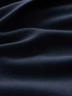 Marineblauw - Elastic Back Wide Leg Trousers With Wool*Next Sale