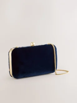 Marineblauw - Embellished Detail Bird Clutch Bag*Next Clearance