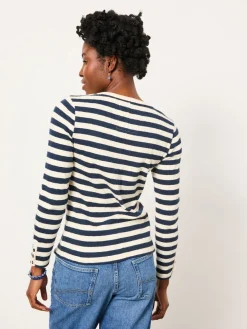 - FatFace Stripe Long Sleeve Top*Fat Face Outlet
