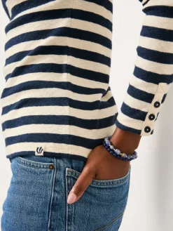 - FatFace Stripe Long Sleeve Top*Fat Face Outlet