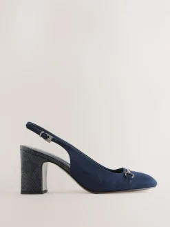 - Hardware Slingback Block Heels*Next Outlet