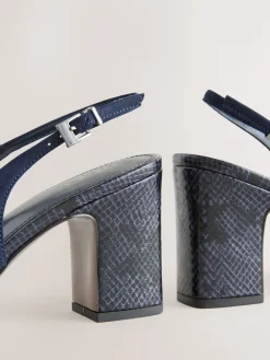 - Hardware Slingback Block Heels*Next Outlet