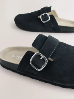 Marineblauw - Klompen met leren voetbed*Next Online