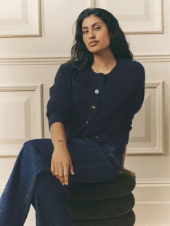 - Cable Knit Cardigan*Laura Ashley Hot