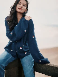 - Embroidered Floral Cardigan*Laura Ashley Online