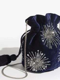 - Velvet Sequin Embellished Pouch Bag*Love & Roses Discount