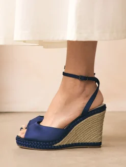 - Satin Plaited Wedge Heels*Next