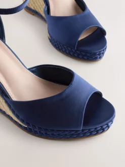 - Satin Plaited Wedge Heels*Next