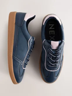 Marineblauw - Sneaker met veters*Next Online