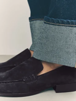 - Suède ronde neus Instappers*Next Hot