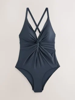 - Twist Front Tummy Control Badpak met print*Next Outlet