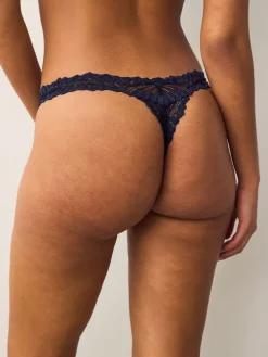 Marineblauw - Ultimate Comfort kanten slip verpakking van 2*Next Best