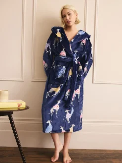 Marineblauw - Whippet-badjas*Next Online