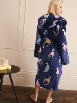 Marineblauw - Whippet-badjas*Next Online