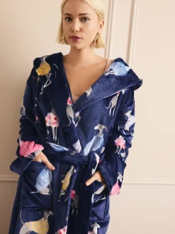 Marineblauw - Whippet-badjas*Next Online