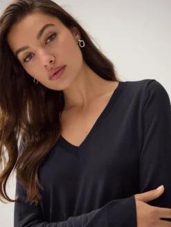 - Zachte V-hals Katoen Rijke Trui*Next Clearance