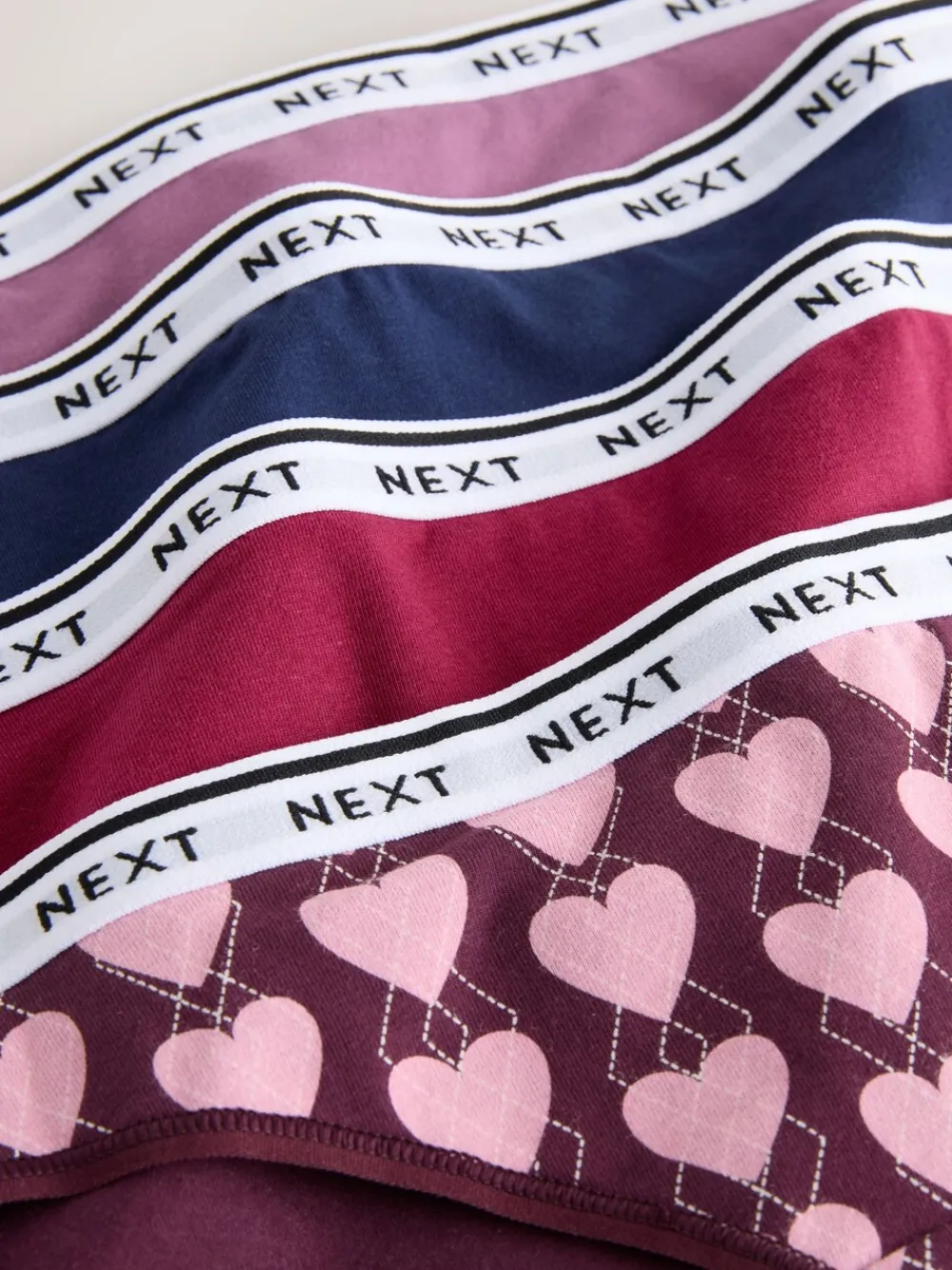 - 4 Katoenen slipjes met logotailleband*Next Best