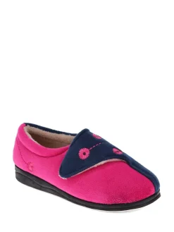 - - Damespantoffels met klittenbandsluiting en ant-statische zool*Pavers Outlet