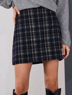 - Geborstelde minirok*Next Outlet