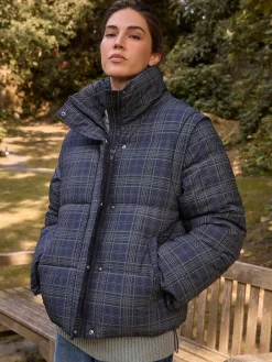 - Korte Gevoerde jas met afneembare mouwen*Next Discount