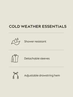 - Korte Gevoerde jas met afneembare mouwen*Next Discount