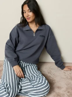 - Half Zip Sweatshirt and Flannel Pyjamas Set*Next Sale