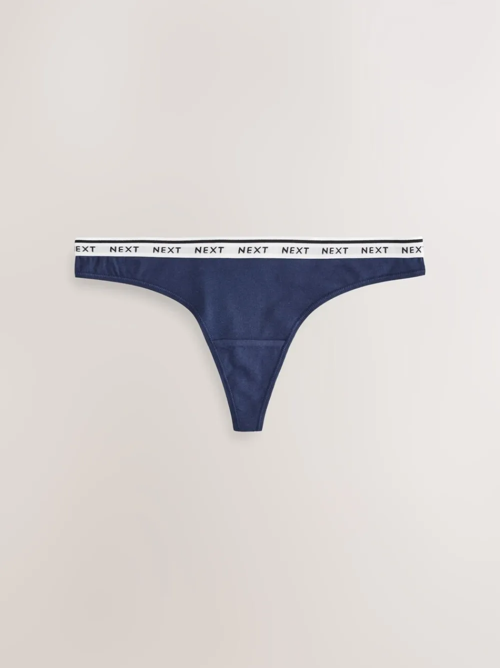 Marineblauw met Argyle - 4 Katoenen slipjes met logotailleband*Next New