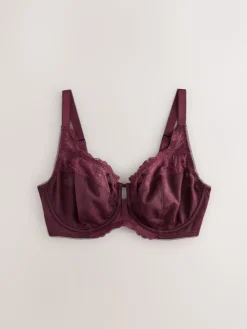 - DD+ Beha's met volledige cups zonder vulling, set van 3 met kantversiering*Next Outlet