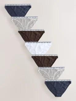 - 7 Katoenen slipjes met logotailleband*Next Outlet