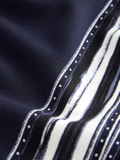 - Short Sleeve Keyhole Crew Neck Top*Next