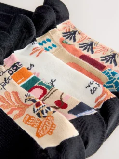 Marrakesh Mix Print - Set van 5 paar enkelsokken*Next New