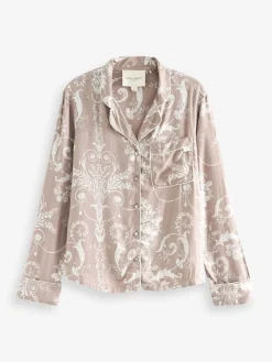 Mauve roze - Josette pyjama met knopen*Laura Ashley Hot