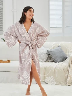 Mauve roze - Josette badjas*Laura Ashley Online