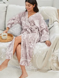 Mauve roze - Josette badjas*Laura Ashley Online