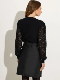 Coated A-Line Skirt*M&Co Hot