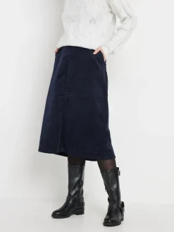 corduroy volledige midirok*M&Co Hot