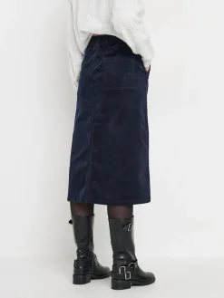 corduroy volledige midirok*M&Co Hot