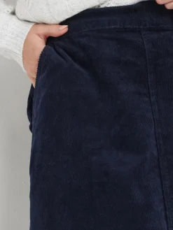 corduroy volledige midirok*M&Co Hot