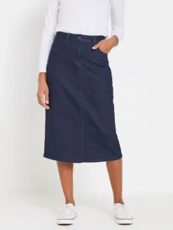 Denim Midi Skirt*M&Co
