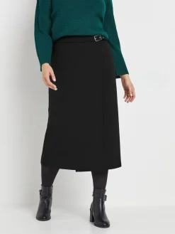 Midi-rok met gespdetail*M&Co Sale