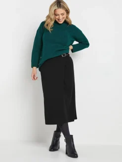 Midi-rok met gespdetail*M&Co Sale