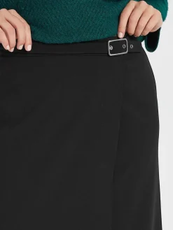 Midi-rok met gespdetail*M&Co Sale