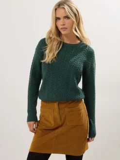 Petite Cord A-Line Skirt*M&Co Clearance