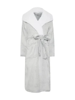 Zachte badjas met contrasterende capuchon*M&Co Hot