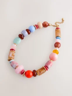 Meerkleurig - Chunky Bead Necklace*Next Online
